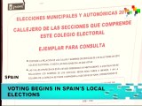 Voting Begins in Spain’s Local Elections