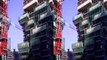 Milano grattacieli Porta Nuova e giardini verticali 3D