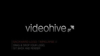 After Effects Project Files - Backward Logo Timelapse - VideoHive 3083352