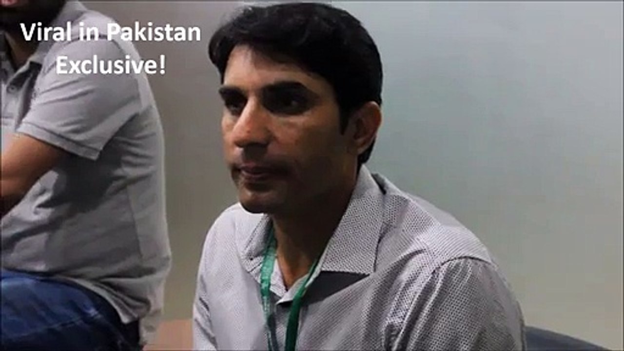 Misbah ul Haq talking about return of Cricket in Pakistan. Watch the fun at the end