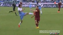 Torosidis Brutal Faul against Totti - SS Lazio vs AS Roma 25.05.2015
