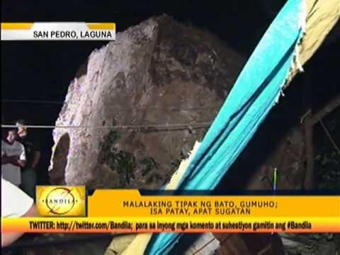 Boy killed, 4 hurt in Laguna rockslide