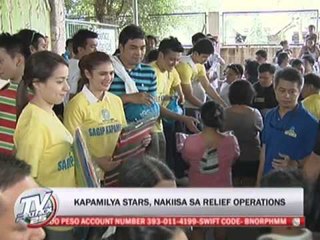 Jed Madela, Valencianos help in relief ops