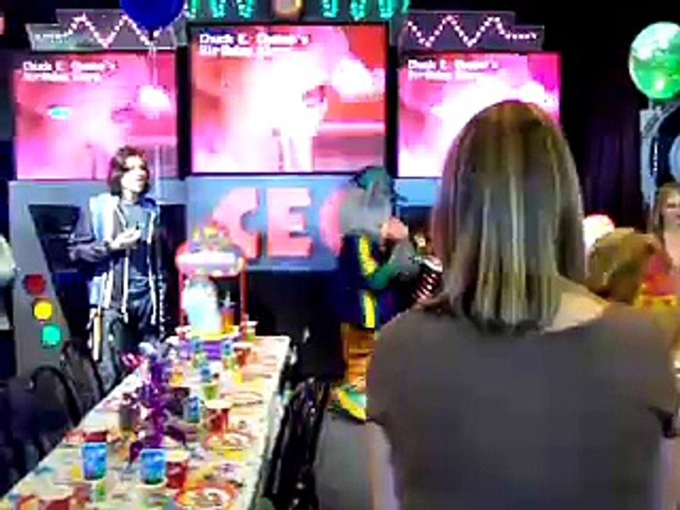 Birthday at Chuck E. Cheese
