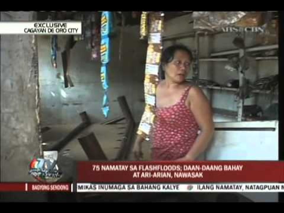 Typhoon Sendong hits Cagayan De Oro, Iligan City