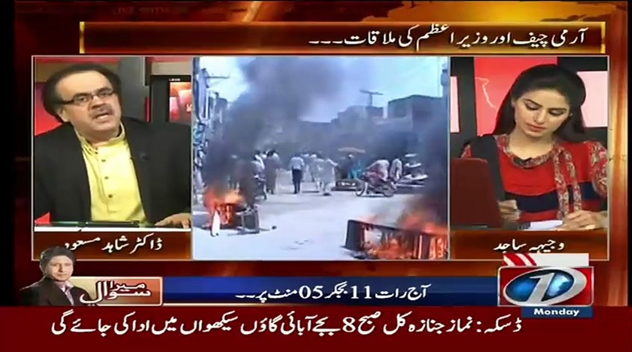 Yeh Sab Policegardi Kion Horahi Hai..Dr Shahid Masood Telling