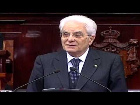 Belgrado (Serbia) - Intervento del Presidente Mattarella all'Assemblea Nazionale Serba (25.05.15)