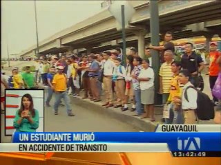 Adolescente que se dirigía al colegio murió trágicamente en Guayaquil