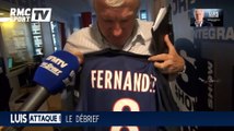 Le débrief de Luis avec le nouveau maillot du PSG