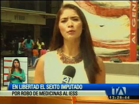El sexto imputado por robo de medicinas al IESS está libre