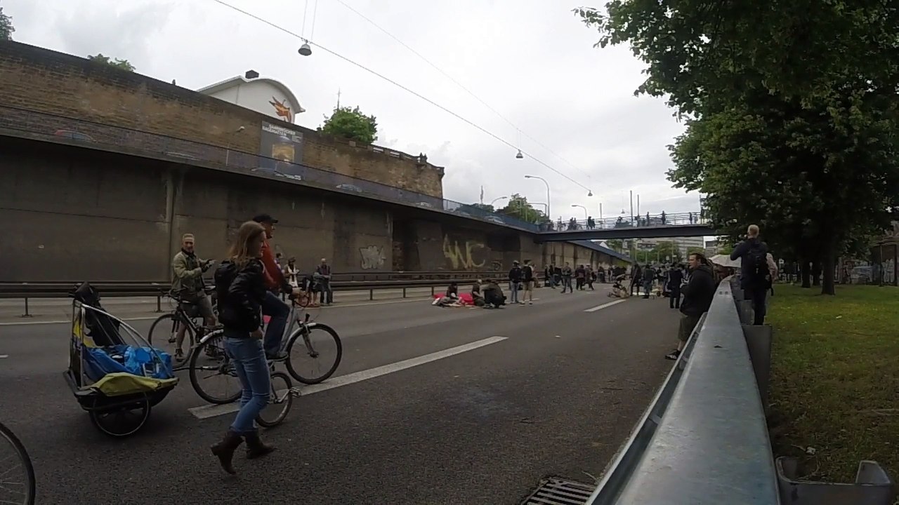 Autobahngrillen A620 Saarbrücken Pfingstmontag 25.05.2015