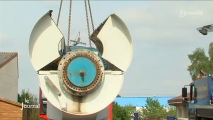 Vendée : Un morceau d'éolienne pour former les étudiants