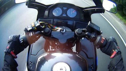 Accident Motorcycle 200 km/h. (The end of the CBX 750 7 Mario Rooster)