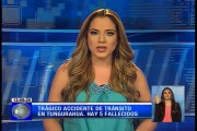 Trágico accidente de tránsito en Tungurahua