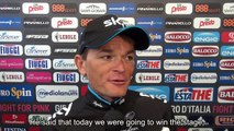Giro dItalia 2015 - stage 14: Vasil Kiryienka post race interview