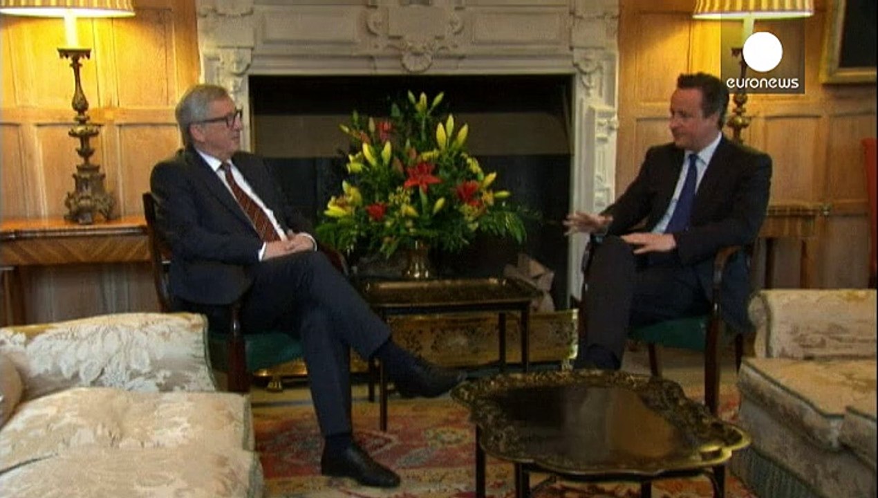 Juncker spircht mit Cameron über EU-Referendum