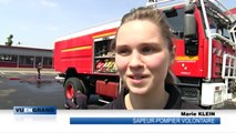 Marie Klein a fait sa première garde de pompier volontaire au CS de Sarreguemines