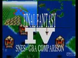 Final Fantasy IV -  GBA - SNES Comparison