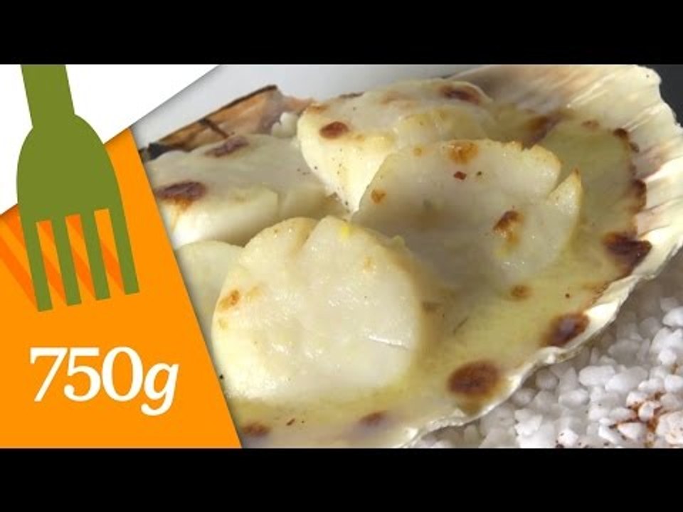 Recette de Coquilles St-Jacques gratinées - 750 Grammes