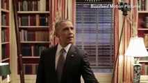 Barack Obama's strange selfie stick video