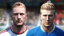 FIFA 13 vs PES 13 Head to Head - Faces #1 | HD 1080p