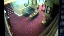 [MINHAS] pub ghost' appear from nowhere before crawling up wall [chilling cctv]