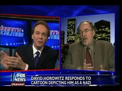 David Horowitz, Hannity & Colmes, Nazi Cartoon