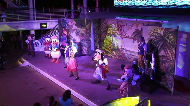 Mickey's Pirates In The Caribbean Show, Disney Dream Christening Cruise, Disney Cruise Line 1/20/11