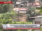 Landslide threatens Antipolo village