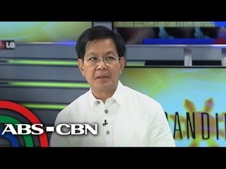 Who did Lacson claim on pork scam lists?