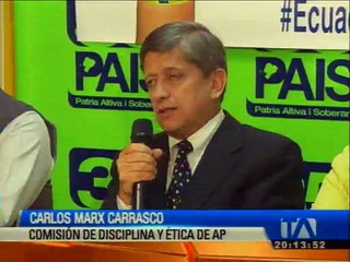 Tải video: AP expulsa a implicados en actos de corrupción