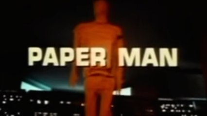 Paper Man (1971) Dean Stockwell, Stefanie Powers, James Stacy.  Mystery TV Movie