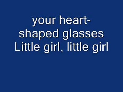 Heart Shaped Glasses Lyrics - Marilyn Manson