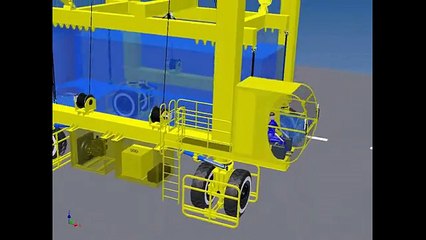 Rubber-tyred Gantry Crane Performance / gantry crane @ http://www.craneus.com