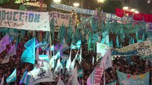 Kirchner auguró triunfo de su partido en presidenciales