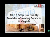 All n 1 Stop is a Quality Provider of Moving Services in Virginia