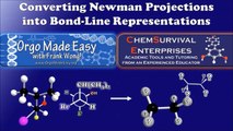 Converting Newman Projections to Bond-Line Structures Made Easy! - Organic Chemistry