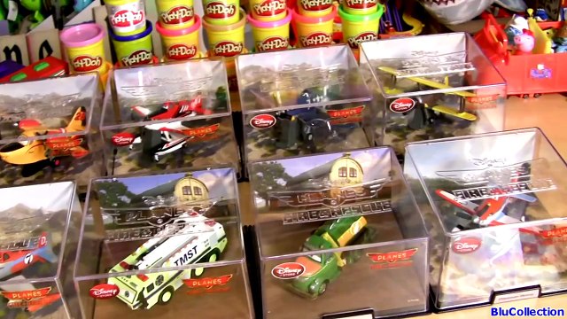 Disney Planes 2 Fire & Rescue Airplanes Cars Play Doh Egg Surprise Ryker Pontoon Dipper Chug Dough