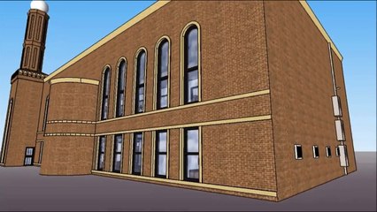 Mosque 3D animation Interior design