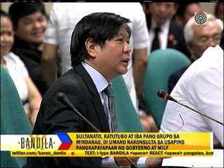 Were sultanates, indigenous people consulted on BBL?