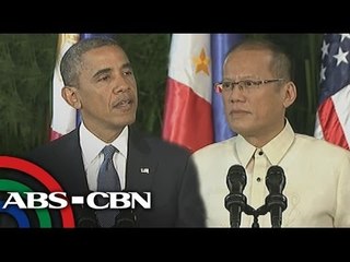 Listen to Obama's speech during presscon with PNoy