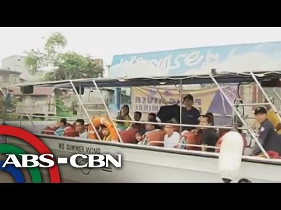 Pasig River stench greets ferry passengers