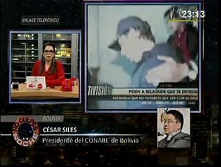 Conare: "Perú no indicó a Bolivia fecha de entrega de Belaunde"