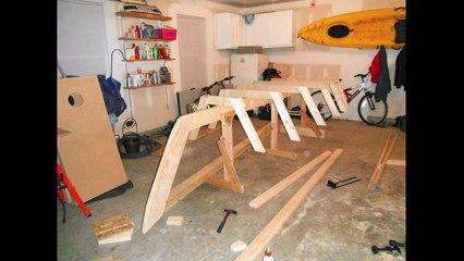 How To: Build A Custom Wooden Boat At Home ... Timelapse