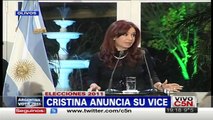 Cristina-Boudou: La presidenta anuncia su vice 1/2