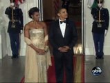 Obama State Dinner  Red Carpet Roll Out