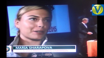 Шарапова интервью  French Open 2015