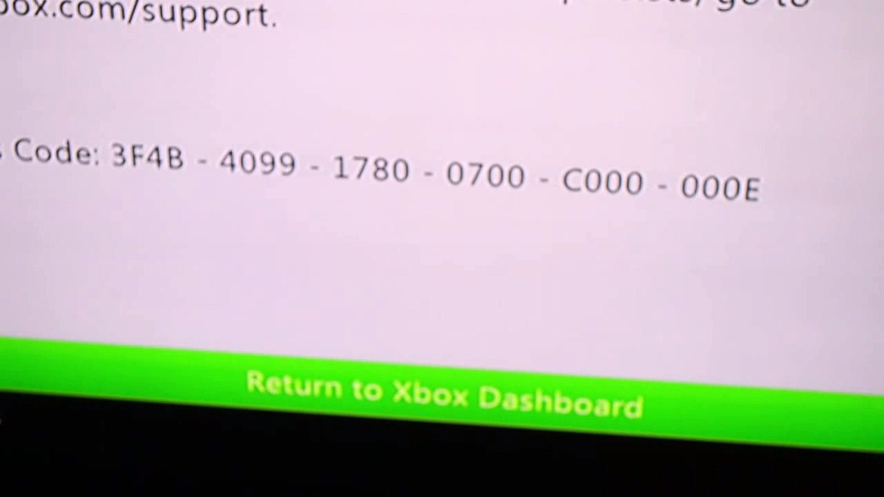 Xbox 360 Slim Update Error Fix Status Code C000000E video Dailymotion