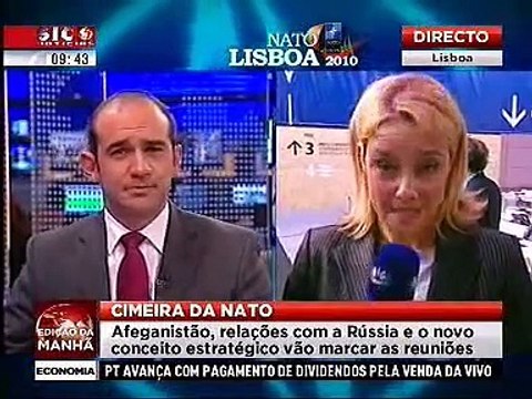 Admiral Giampaolo di Paola on SIC TV Portugal at NATO Summit in Lisbon