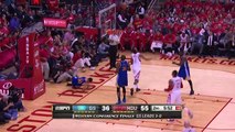 Stephen Curry Falls Down Hard _ Warriors vs Rockets _ Game 4 _ May 25, 2015 _ 2015 NBA Playoffs